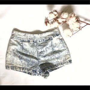 Acid Wash Shorts